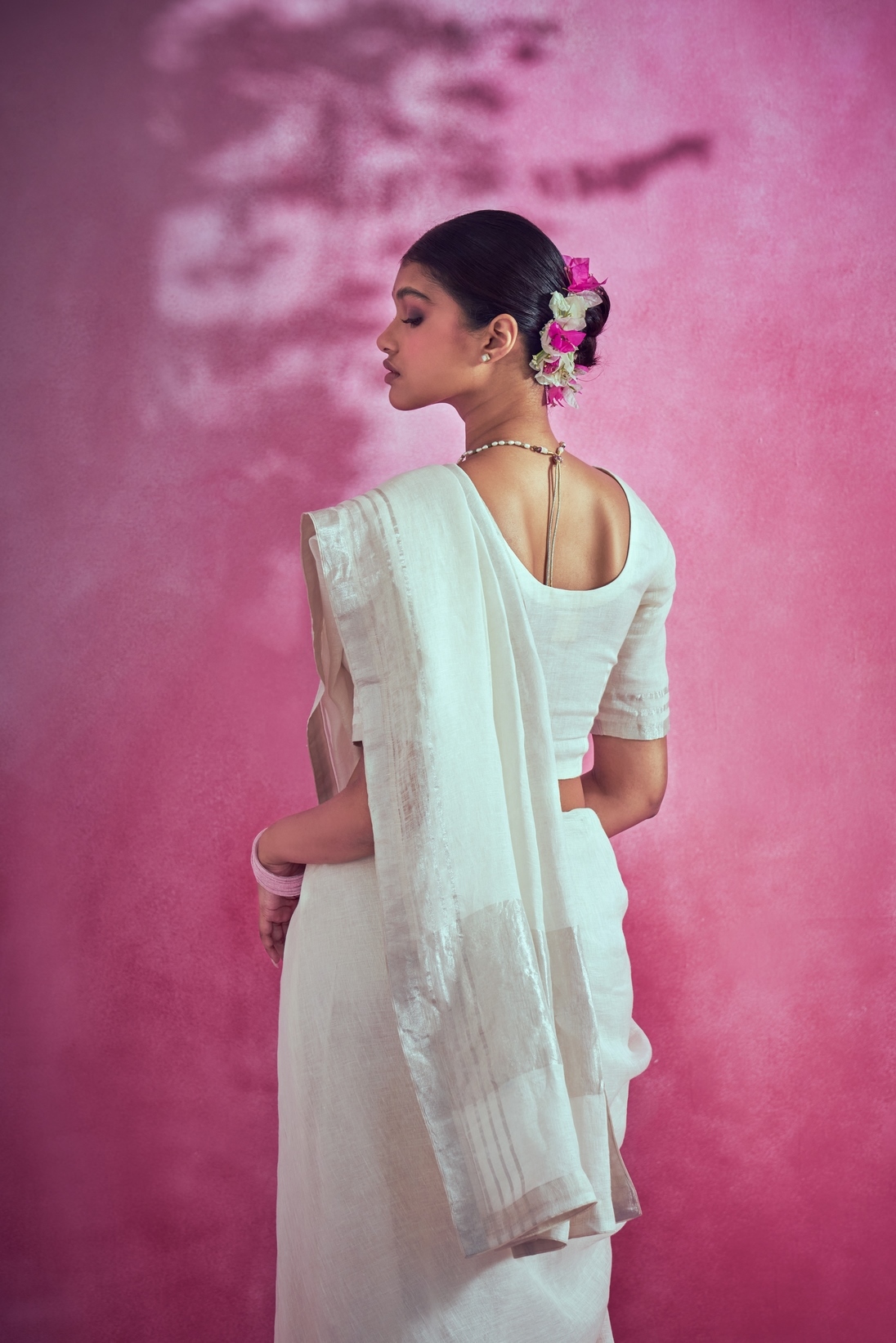 22)SILVER BORDER IVORY SARI_c