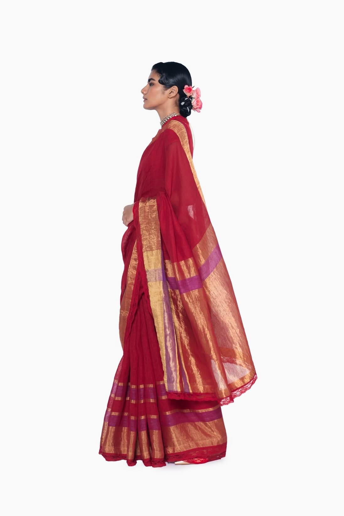 Seher Red Sari (2)